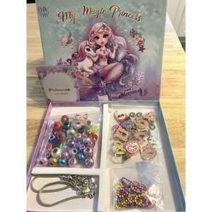 Charm Bracelet & Necklace Jewelry Making Kit Kids Girls DIY Beading Craft